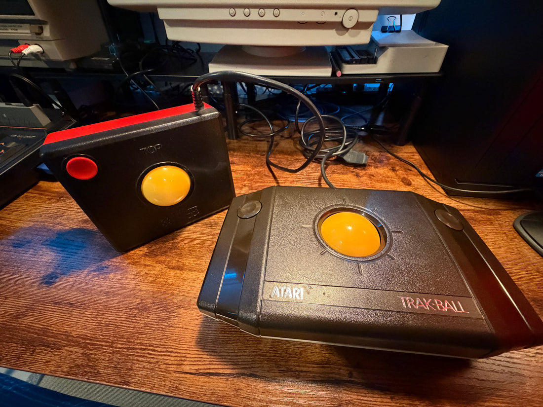 Two trackballs, and the Atari Trak-Ball that turned out to be a mouse