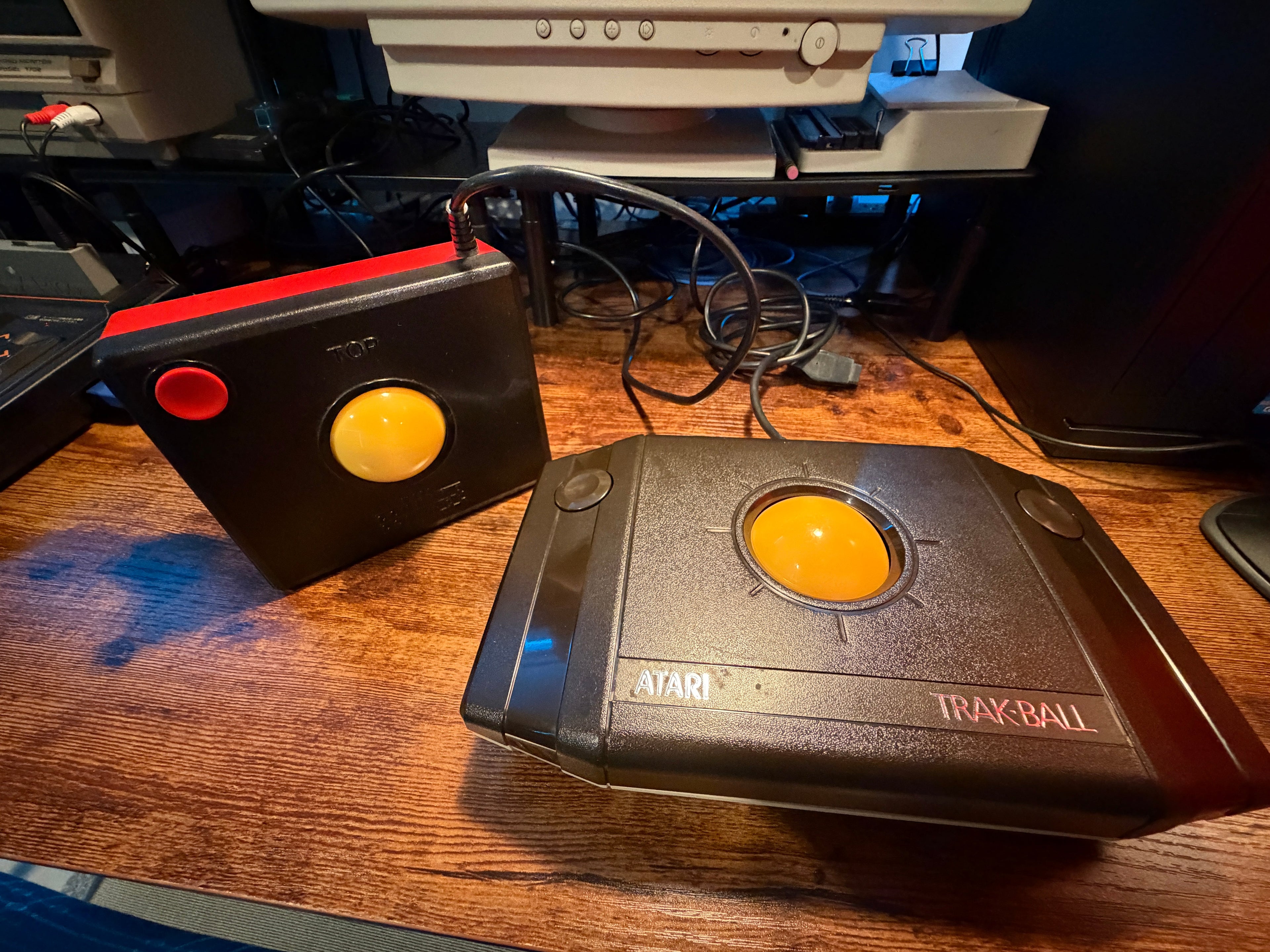 Two trackballs, and the Atari Trak-Ball that turned out to be a mouse