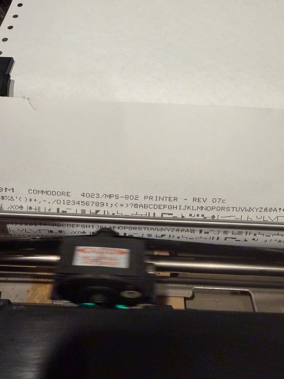 Commodore 1526/MPS-802 Graphics EPROM Upgrade – M2764A ROM Chip